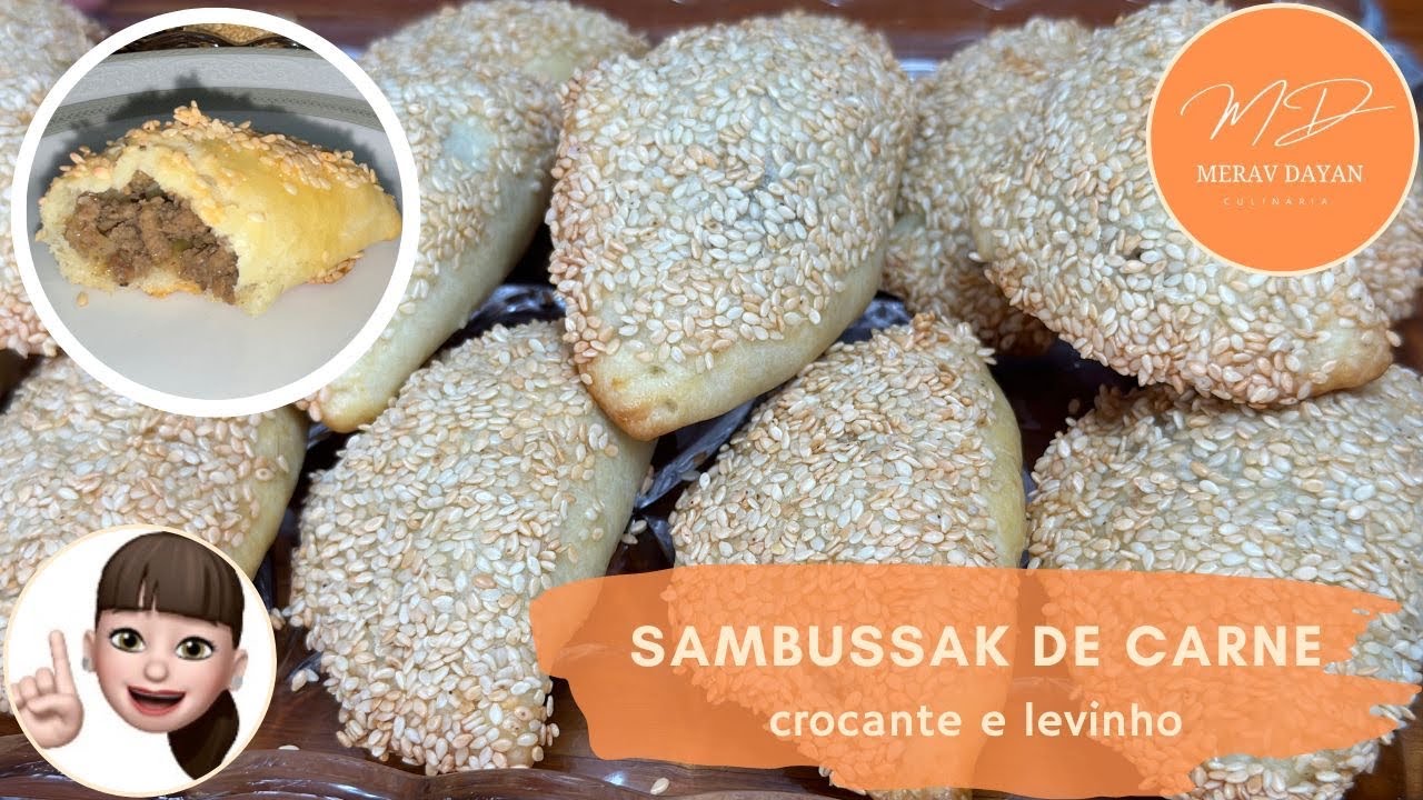 SAMBUSAK DE CARNE. CROCANTE E LEVINHO.