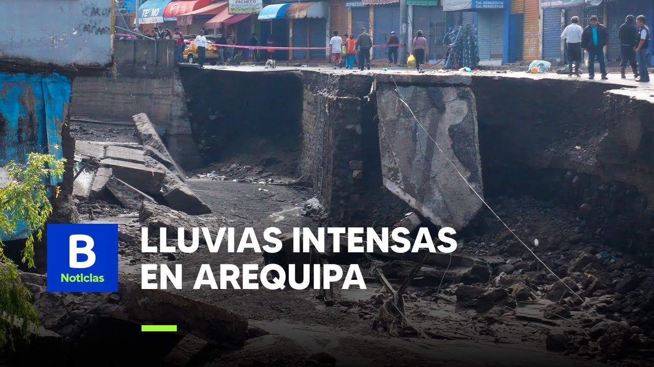 AREQUIPA REGISTRA LLUVIAS INTENSAS EN EL INTERIOR DE LA CIUDAD