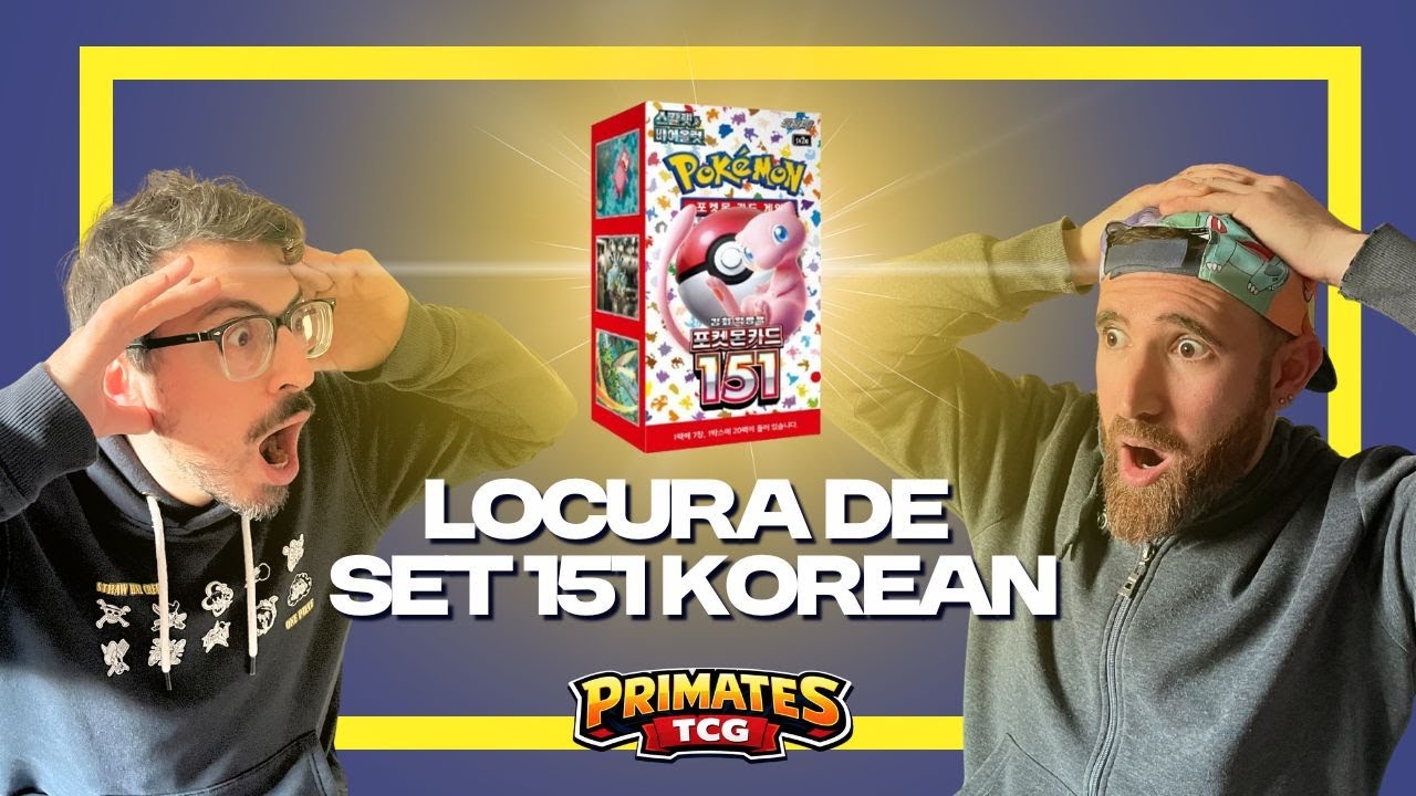 SET 151 COREANO es INCREÍBLE 💎 Apertura de Caja Pokémon TCG (Directo) | Primates TCG