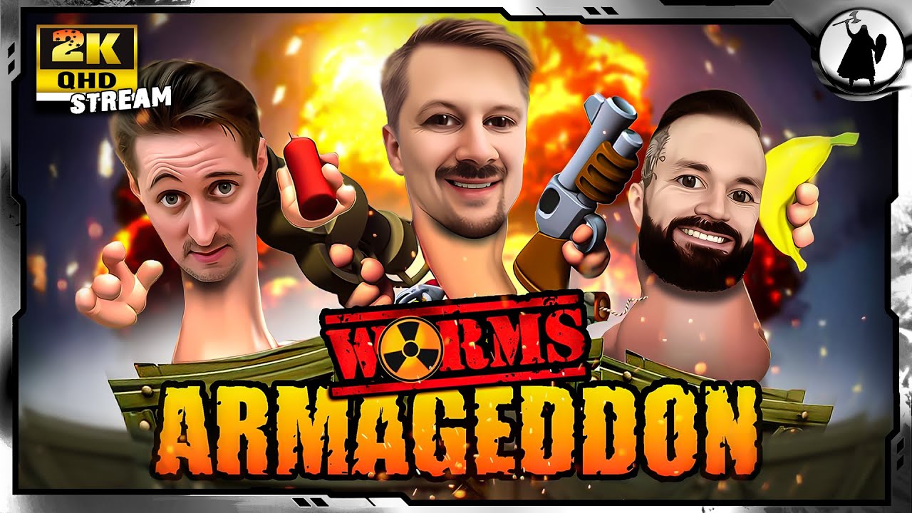 Worms Armageddon - бананы, коровы, кабаны все здесь.