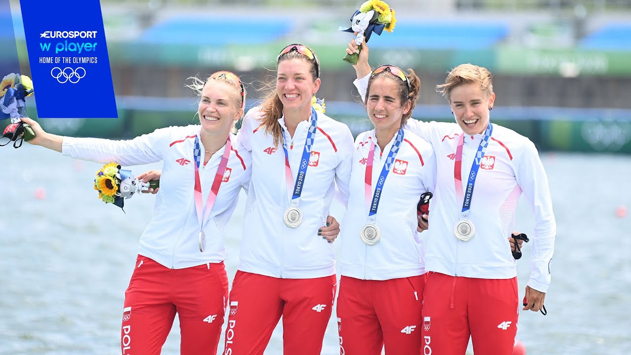 SREBRO POLEK - Ceremonia wręczenia medali | Wioślarstwo: 4 podw&oacute;jna kobiet #Tokyo2020