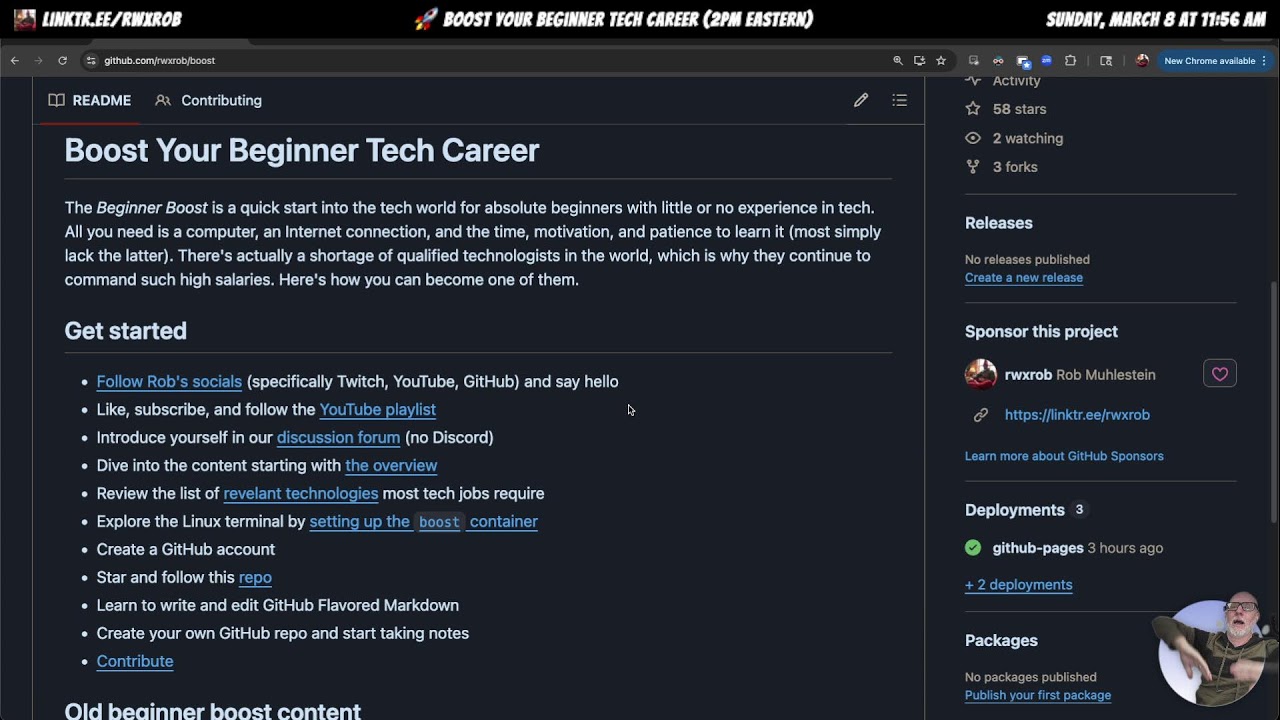 🚀 Prep for Tech Career Beginner Boost