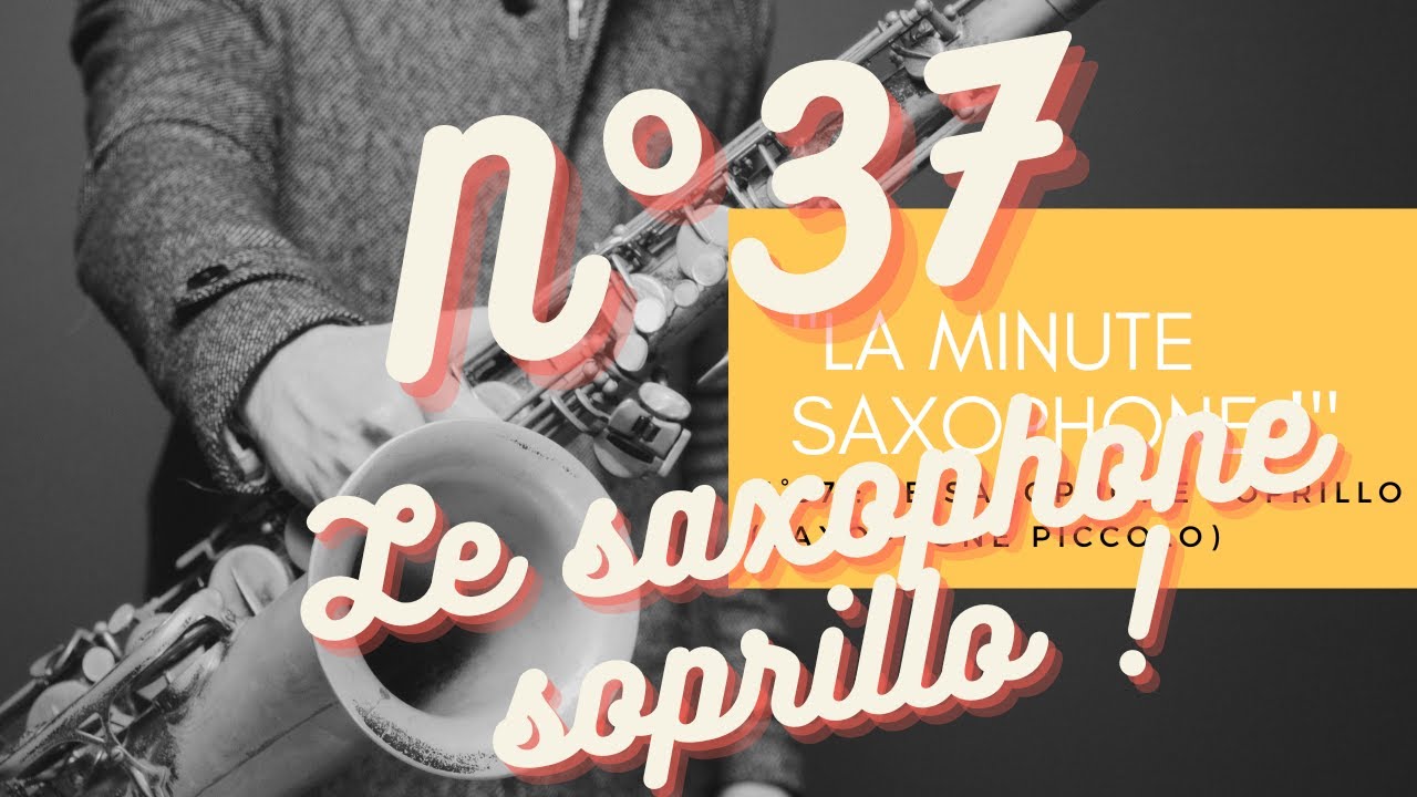 « La Minute Saxophone ! » N°37 : Le saxophone soprillo (saxophone piccolo) : le plus petit !