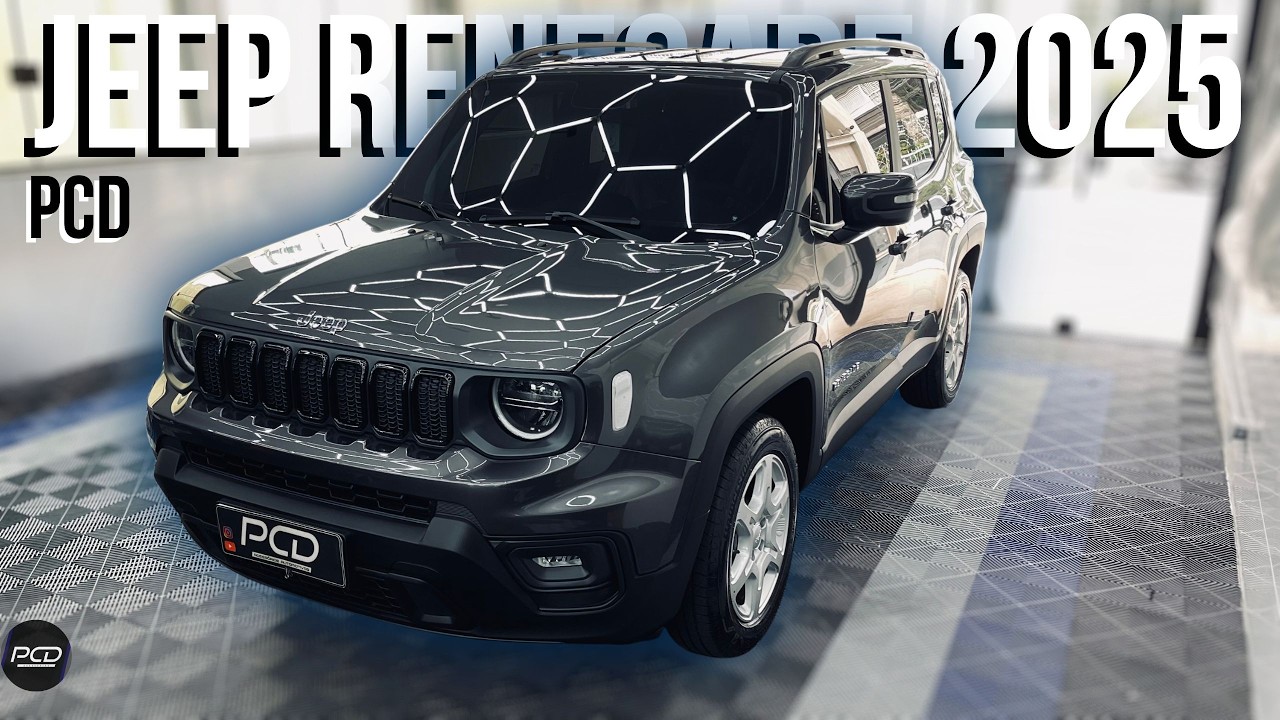 Jeep Renegade PCD 2025 - Confira a Instalação de vários acessórios original Mopar e Anti Vandalismo