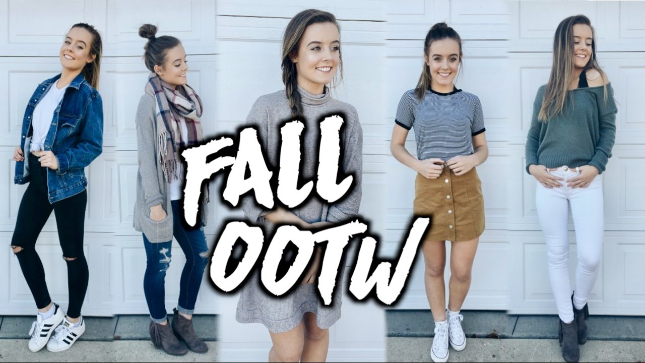 Fall Outfits of the Week 2016! | Breezylynn08