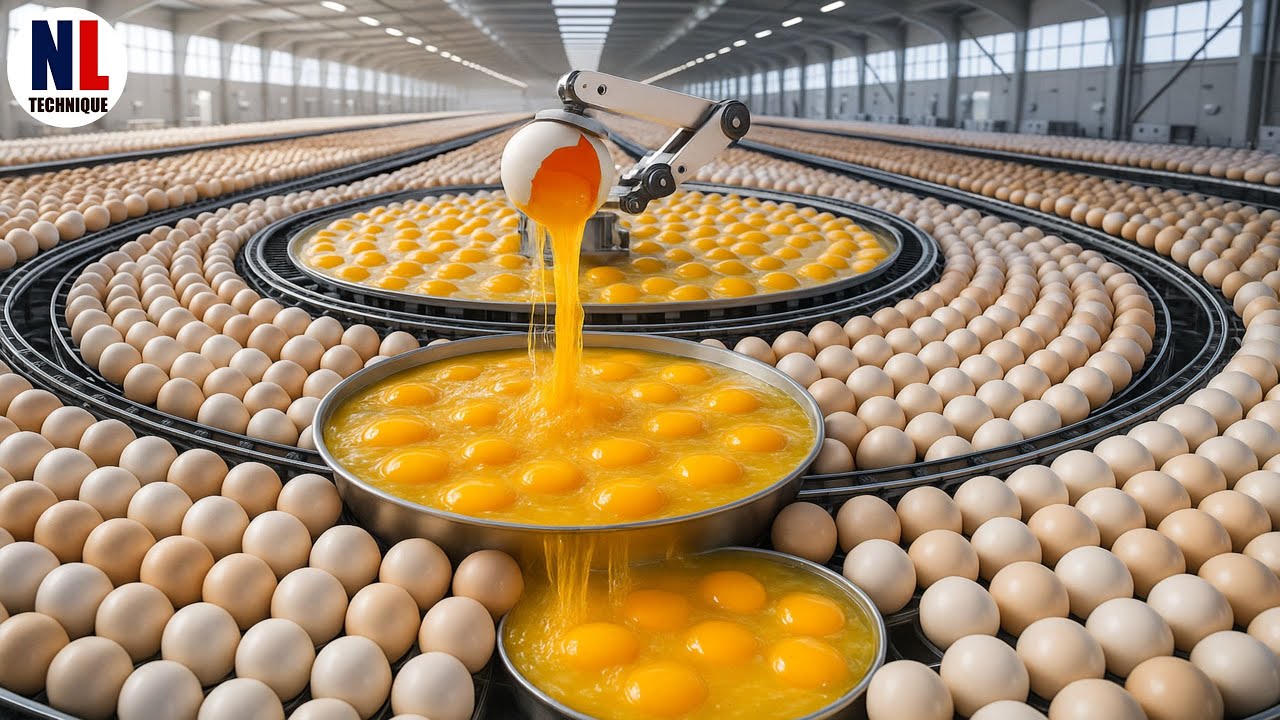 Modern Egg Processing Line &ndash; How Millions of Eggs Are Cleaned, Sorted & Turned Into Liquid Eggs
