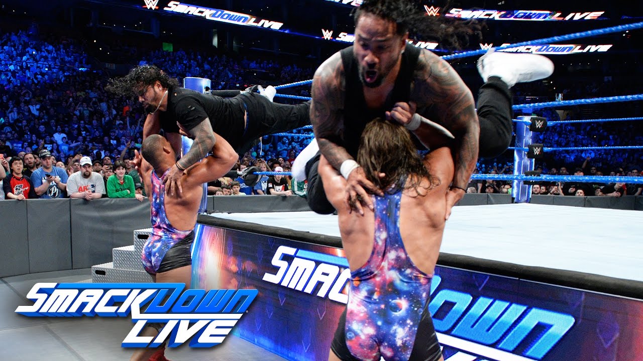 The Usos vs. American Alpha - SmackDown Tag Team Championship Match: SmackDown LIVE, April 11, 2017