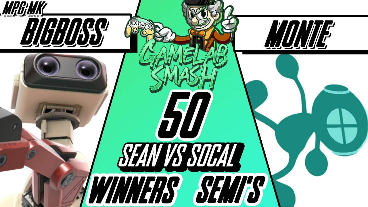GameLab-Smash #50 Monte (Game and Watch) Vs BigBoss (Rob)