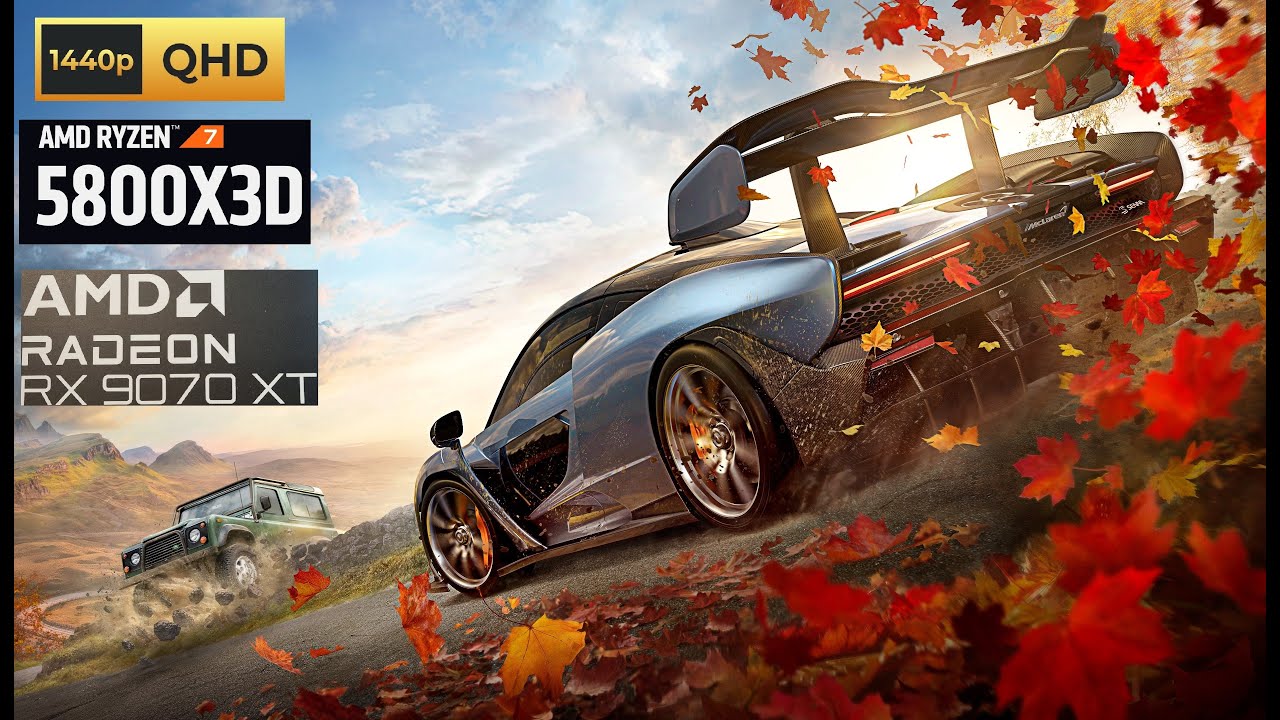 Forza Horizon 4 - RX 9070 XT - Ryzen 7 5800X3D - 1440P Ultra