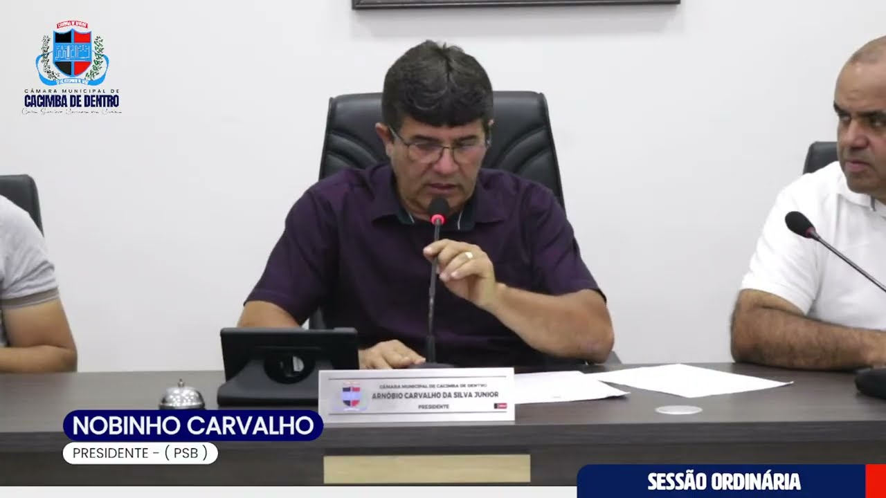 Sessão Ordinária da Câmara Municipal de Cacimba de Dentro-PB, 14/10/2025.
