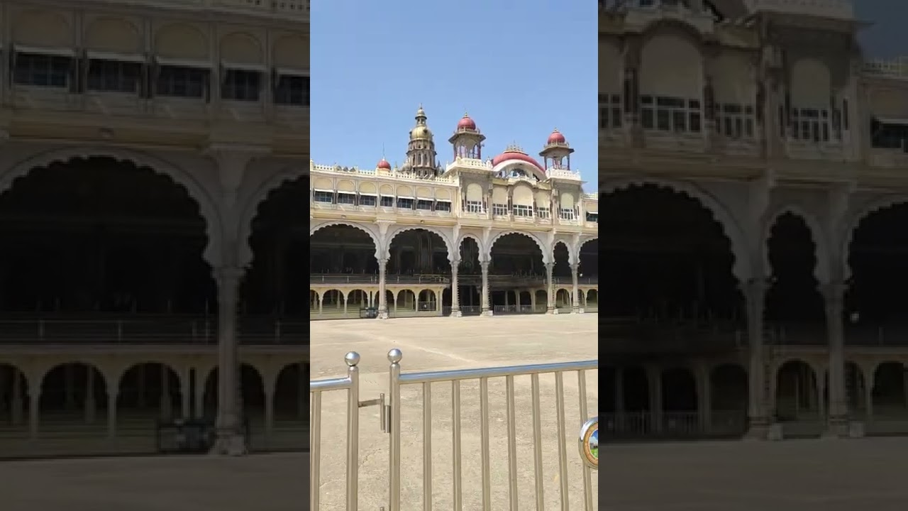 mysore palace front view | ambari Oorinalli kannada song| 7 sagar
