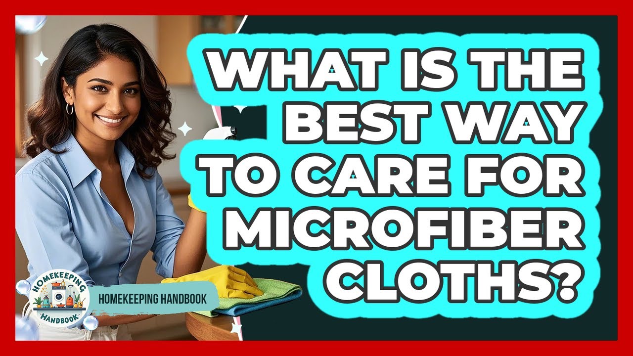 What Is The Best Way To Care For Microfiber Cloths?