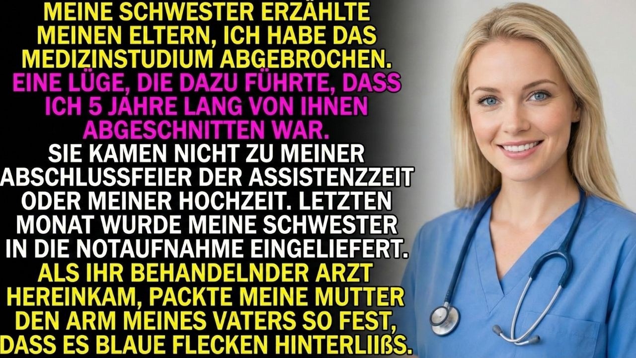 Sie verstießen mich wegen meiner Schwester – bis ich fünf Jahre später im Notfallraum stand