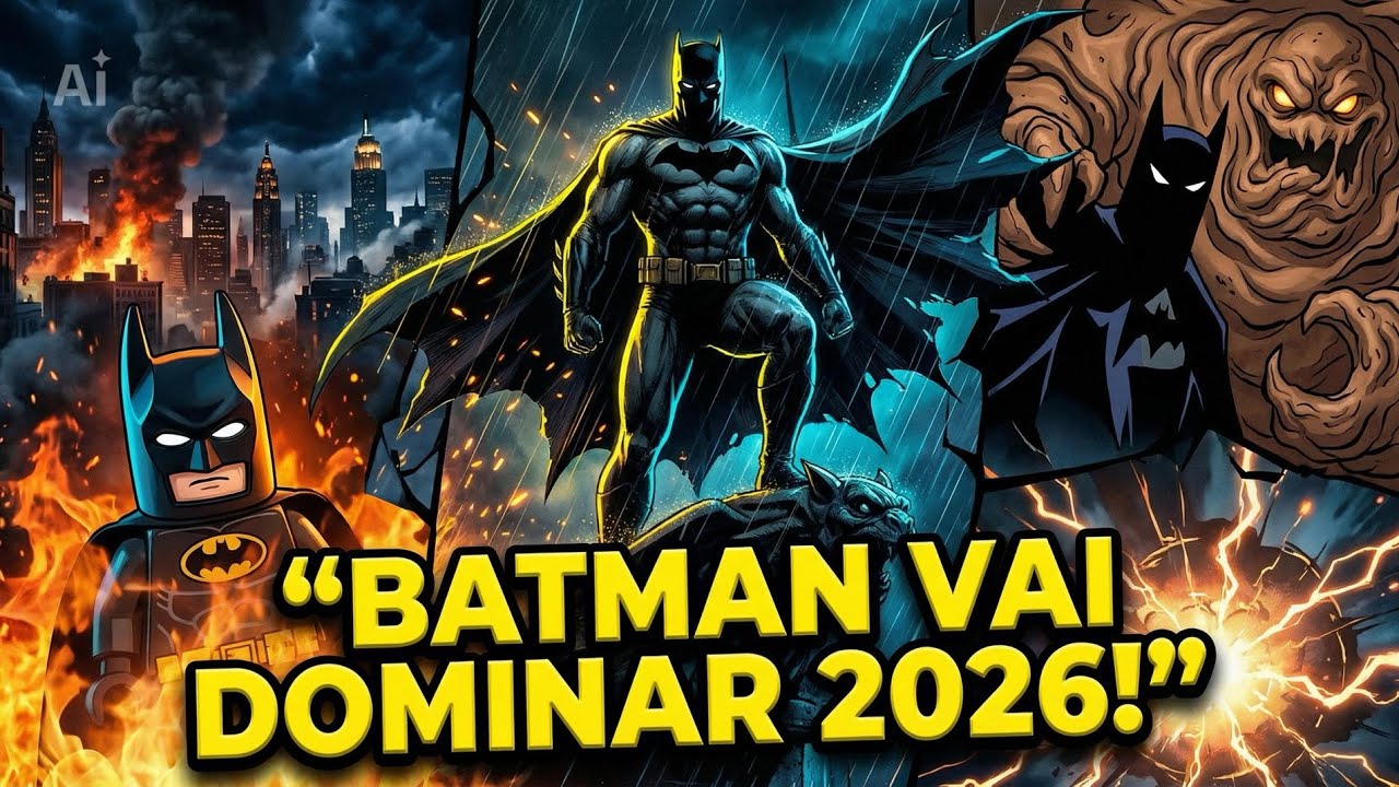 Batman Vai Dominar 2026! Veja TODOS os Lançamentos Confirmados 🦇