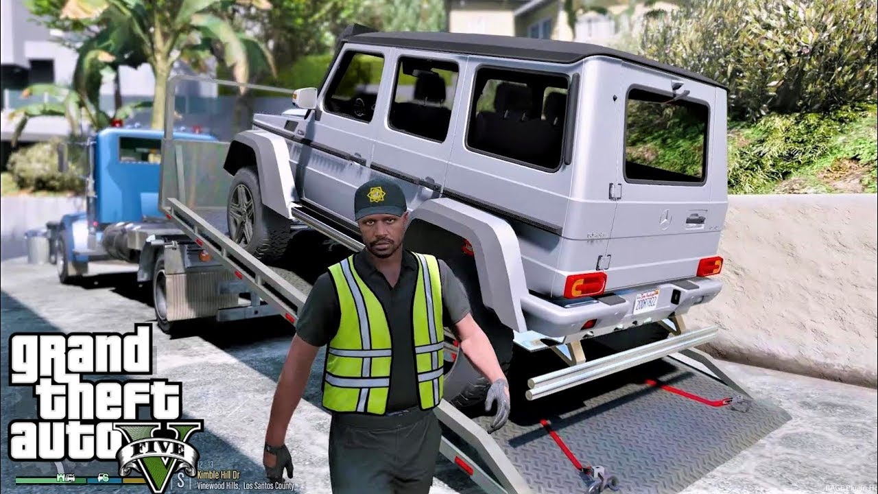 Репозитории с эвакуатором GTA 5 Real Life Mod для Mercedes-Benz G500 G-Wagon