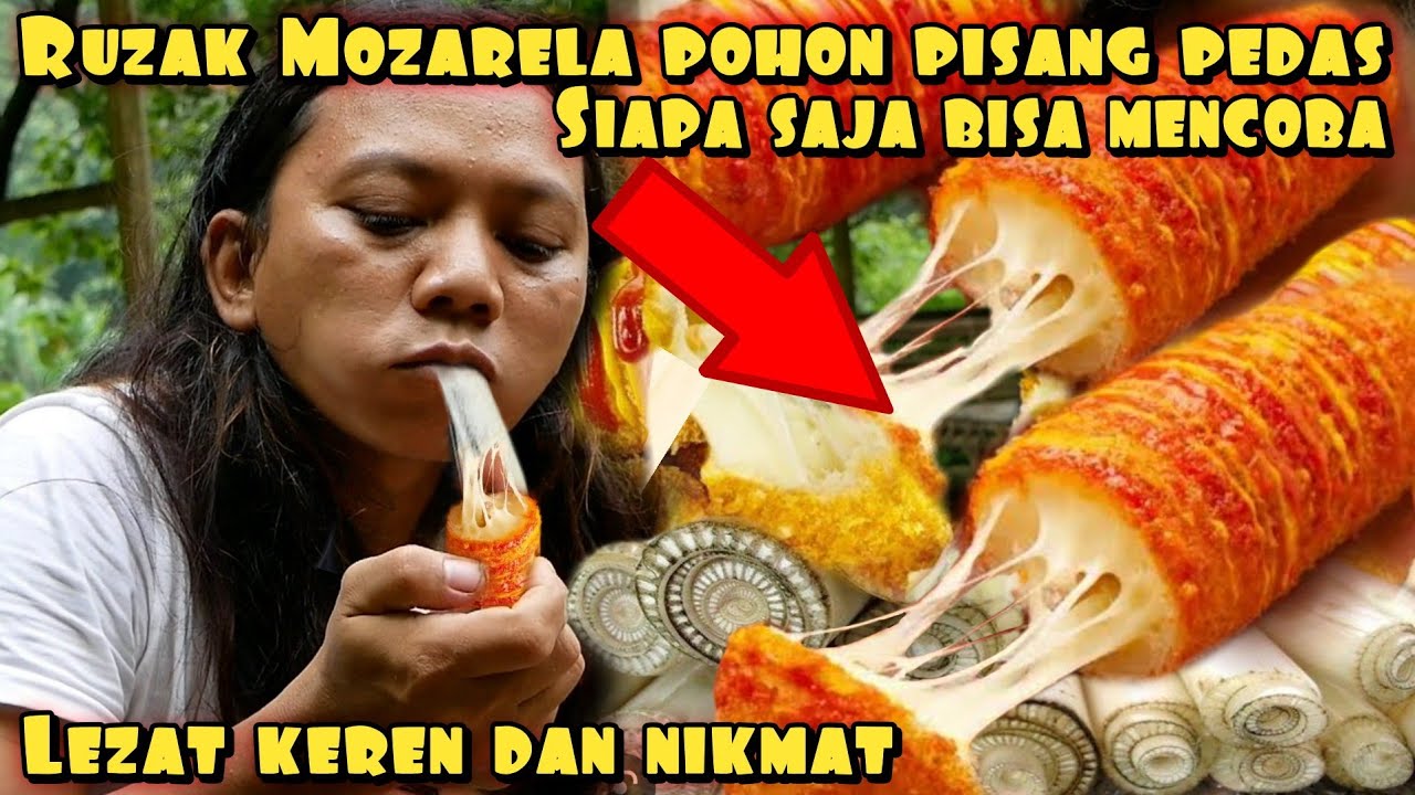 RUJAK MOZARELA POHON PISANG PEDAS