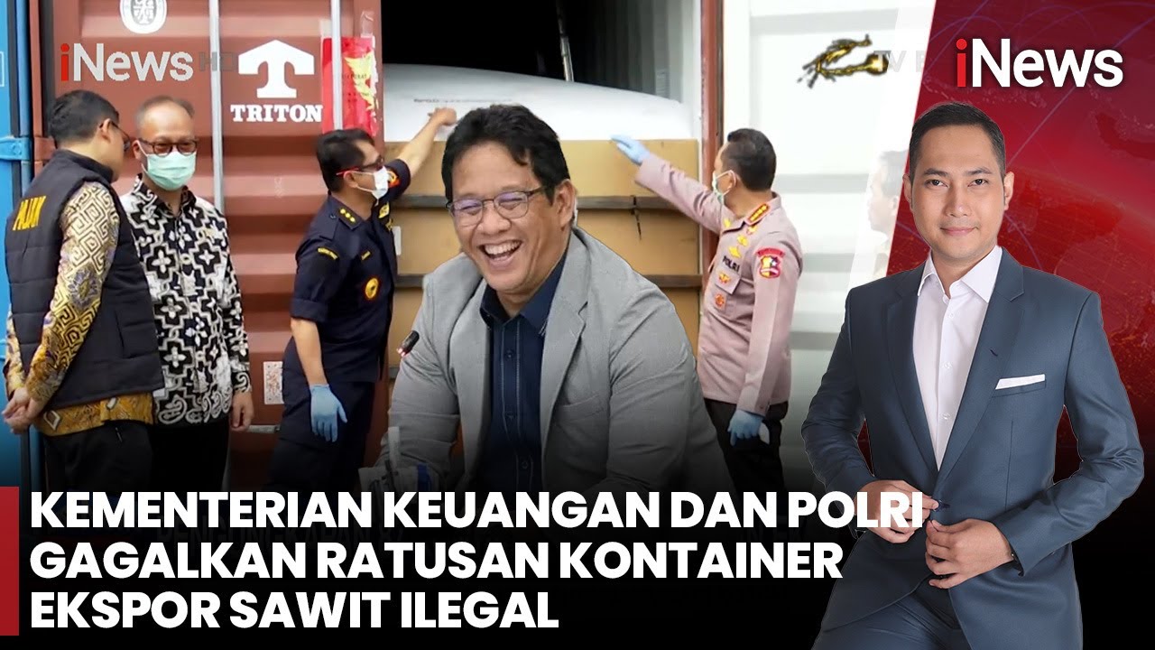 Kemenkeu Purbaya & Polri Bongkar Ekspor Ilegal Produk Turunan Sawit Rp2,8 Triliun | iNews Sore