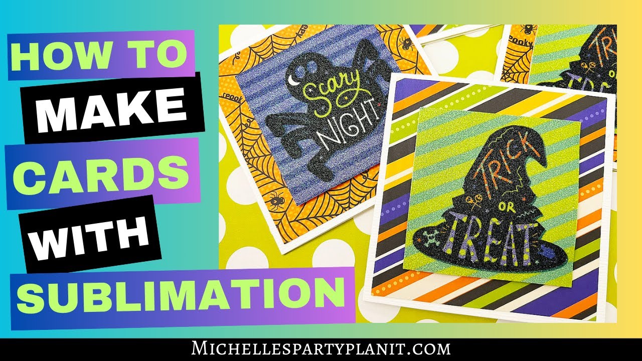 How to Sublimate on Glitter Cardstock to Create Stunning DIY Cards | Step-by-Step Tutorial