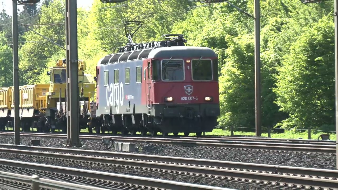 Schweizer Eisenbahnen  Eisenbahnknotenpunkt Rupperswil 30. April 2025