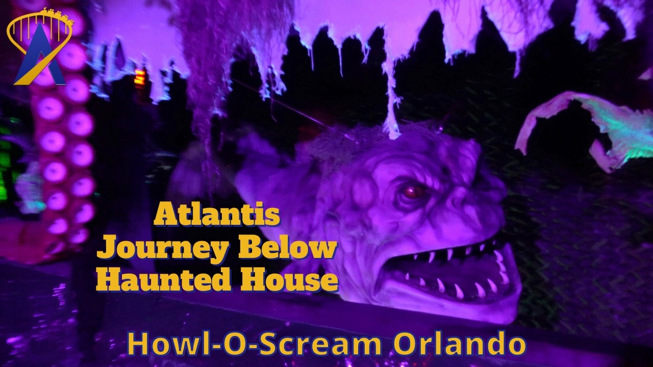 Atlantis Journey Below Haunted House at Howl-O-Scream Orlando 2024 at SeaWorld