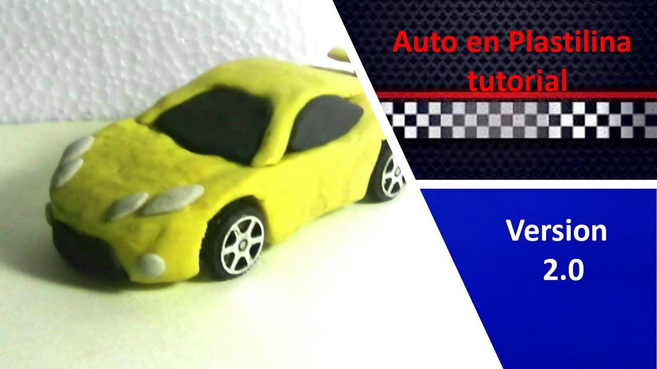 como hacer un auto de plastilina y que pueda rodar 2da parte