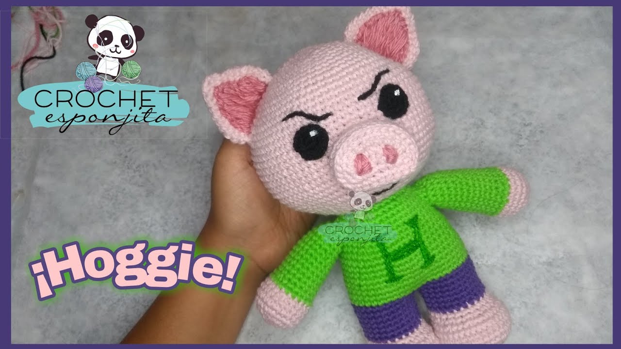 Hoggie Plim Plim-Crochet Esponjita P3