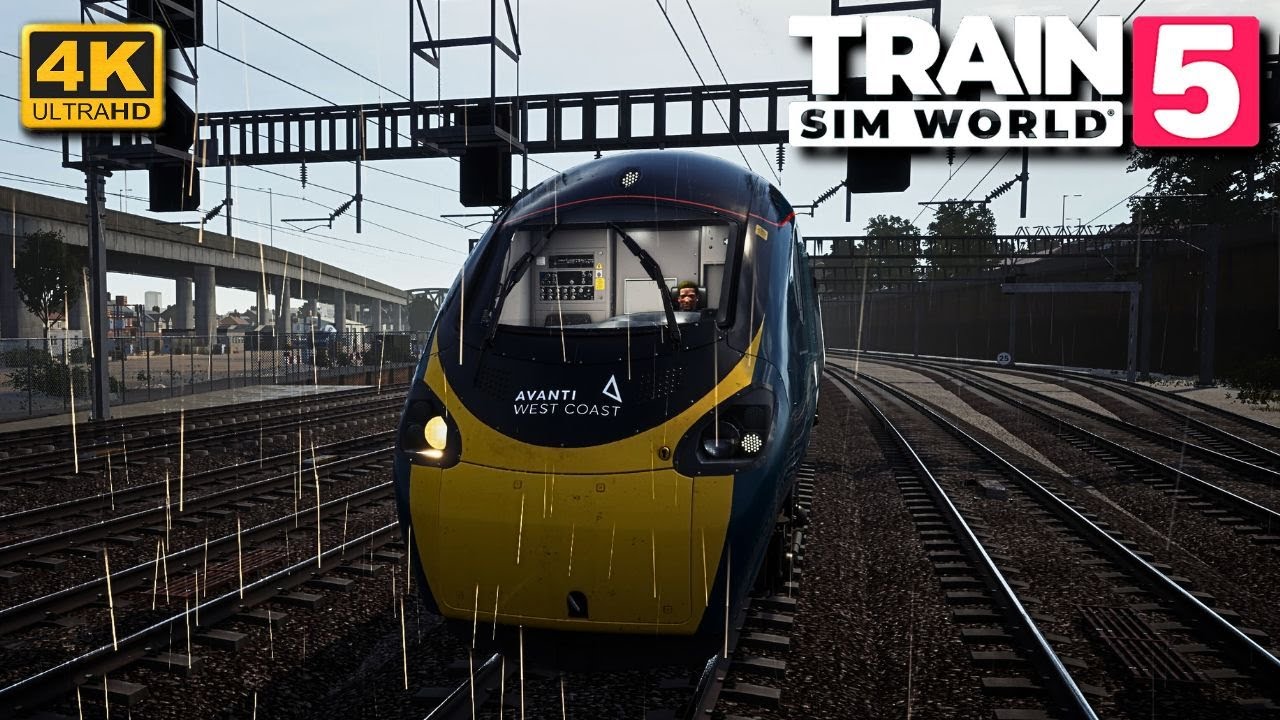 Train Sim World 5 PS5 Pro Gameplay - WCML South - Class 390 - Milton Keynes Cent to London Euston