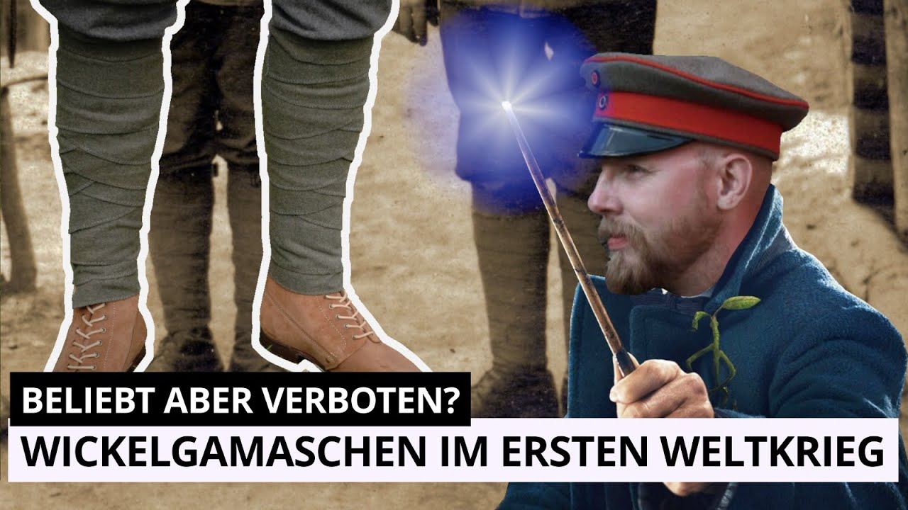 (WW1) Phantastische Wickelgamaschen und wie sie zu binden sind! [ENG SUBS]
