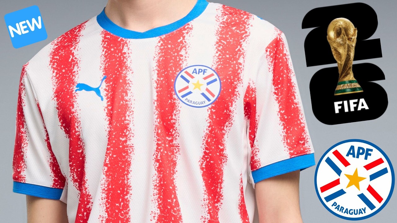 ¡PARAGUAY LANZA su CAMISETA para el MUNDIAL 2026!