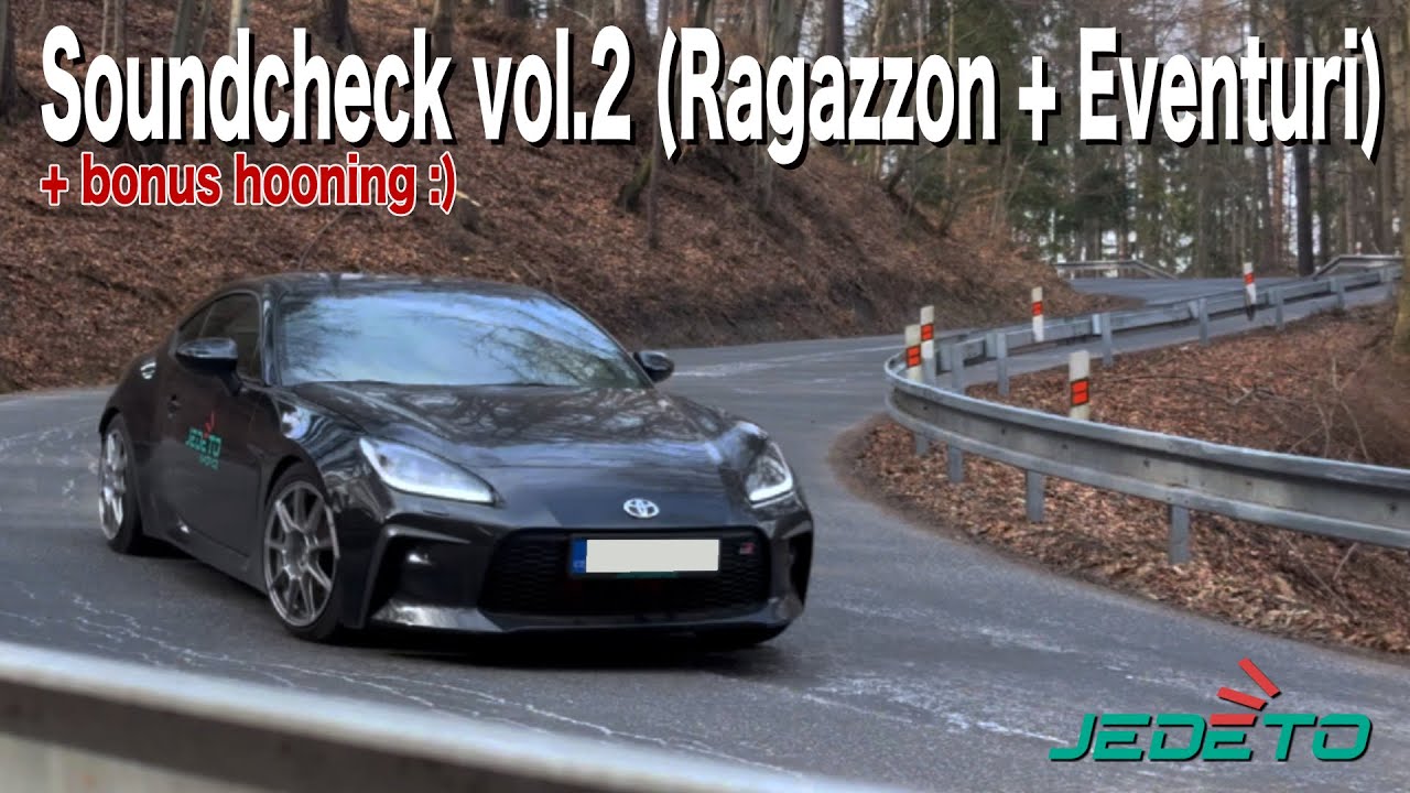 Ragazzon non-resonated GFP-back exhaust + Eventuri intake | Toyota GR86 - SOUND CHECK vol. 2