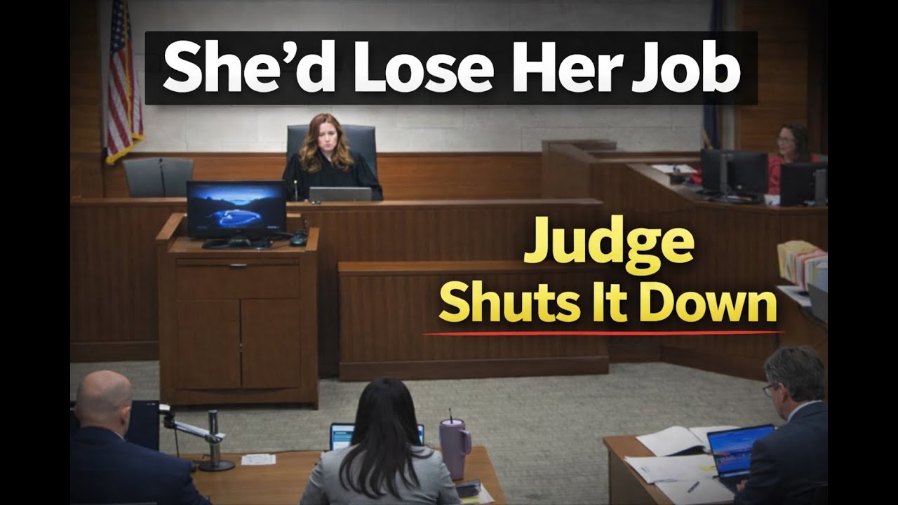 She’d lose her job, her kids suffer, that proves she wouldn’t do this.