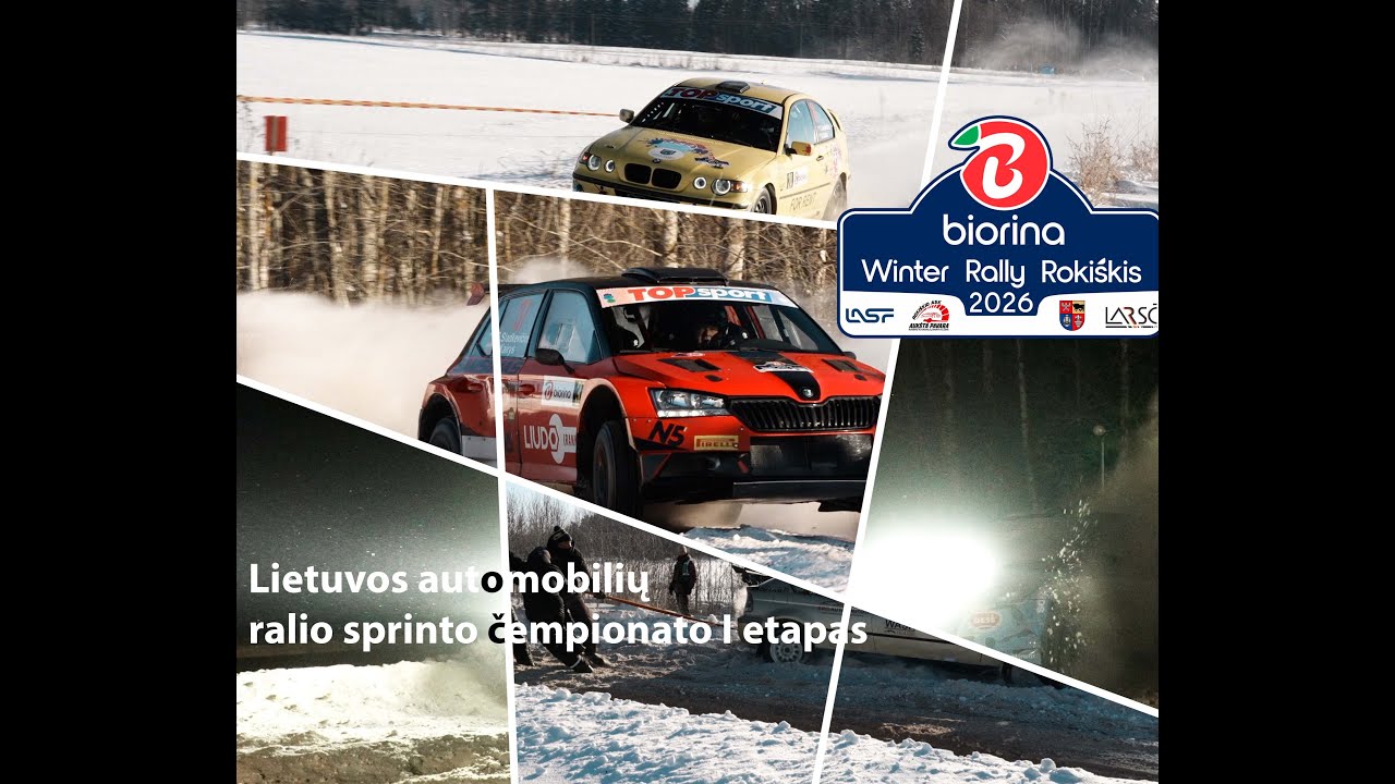 2026 Biorina Winter Rally Rokiškis | True rally sound