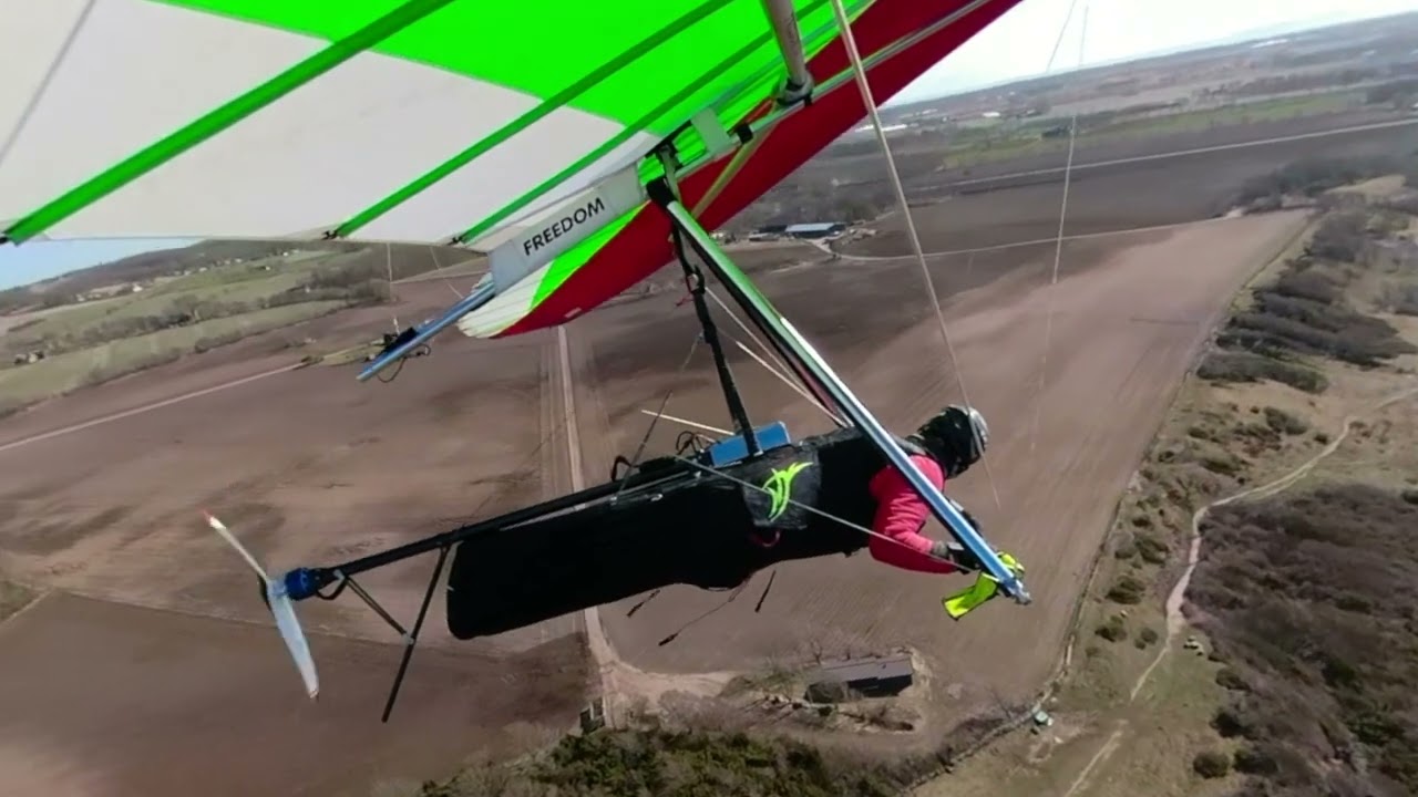 e-help  hanggliding new model first flight 4K