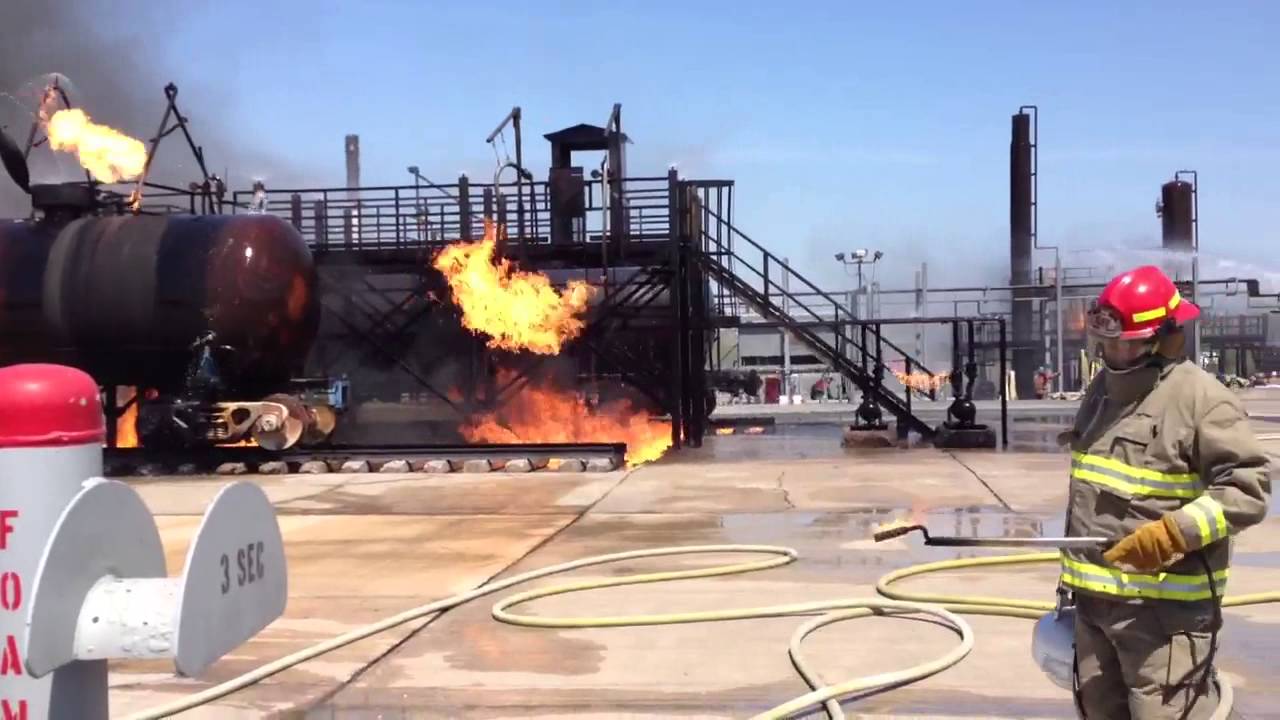 Dow Chemical Fire Fighting Training pt 2