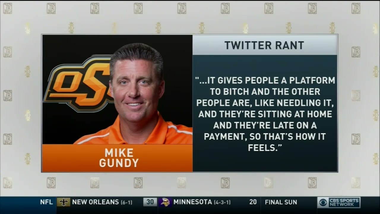 Jim Rome on Mike Gundy's press conference rants, past and present - Oct 29, 2018