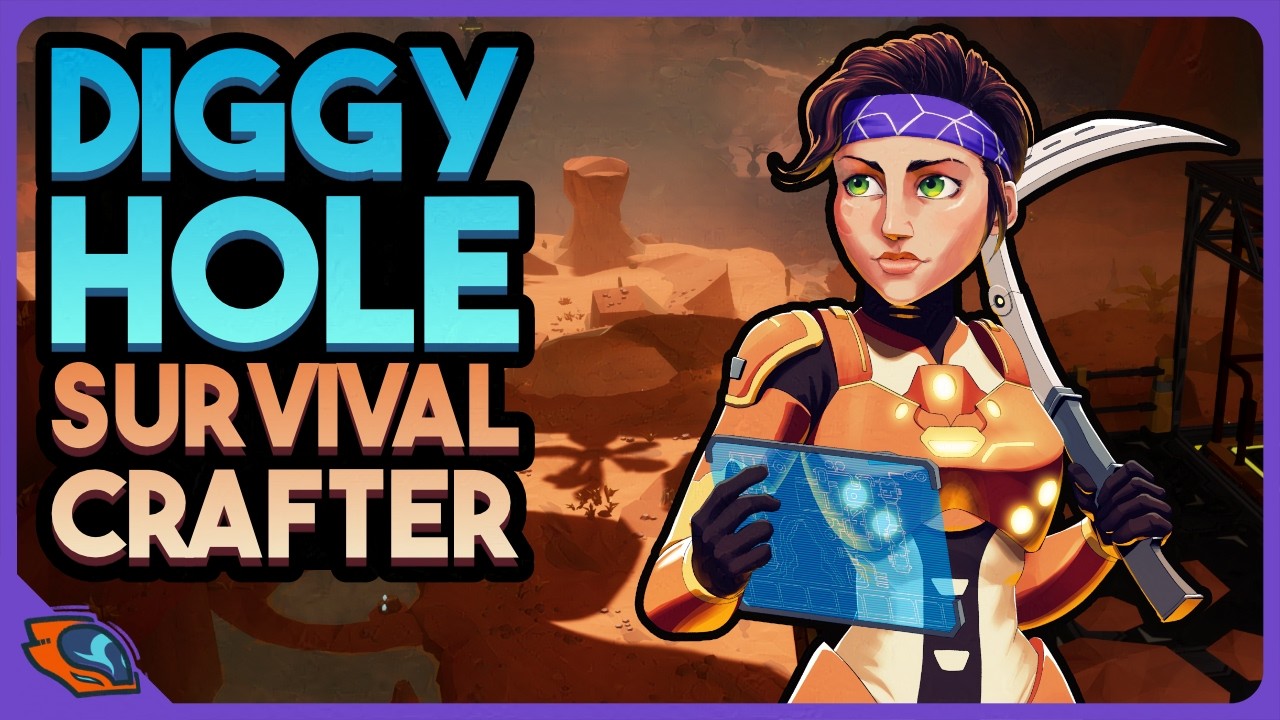 Diggy Hole Survival Crafter In An Alien Meteor Impact Site - AETHUS
