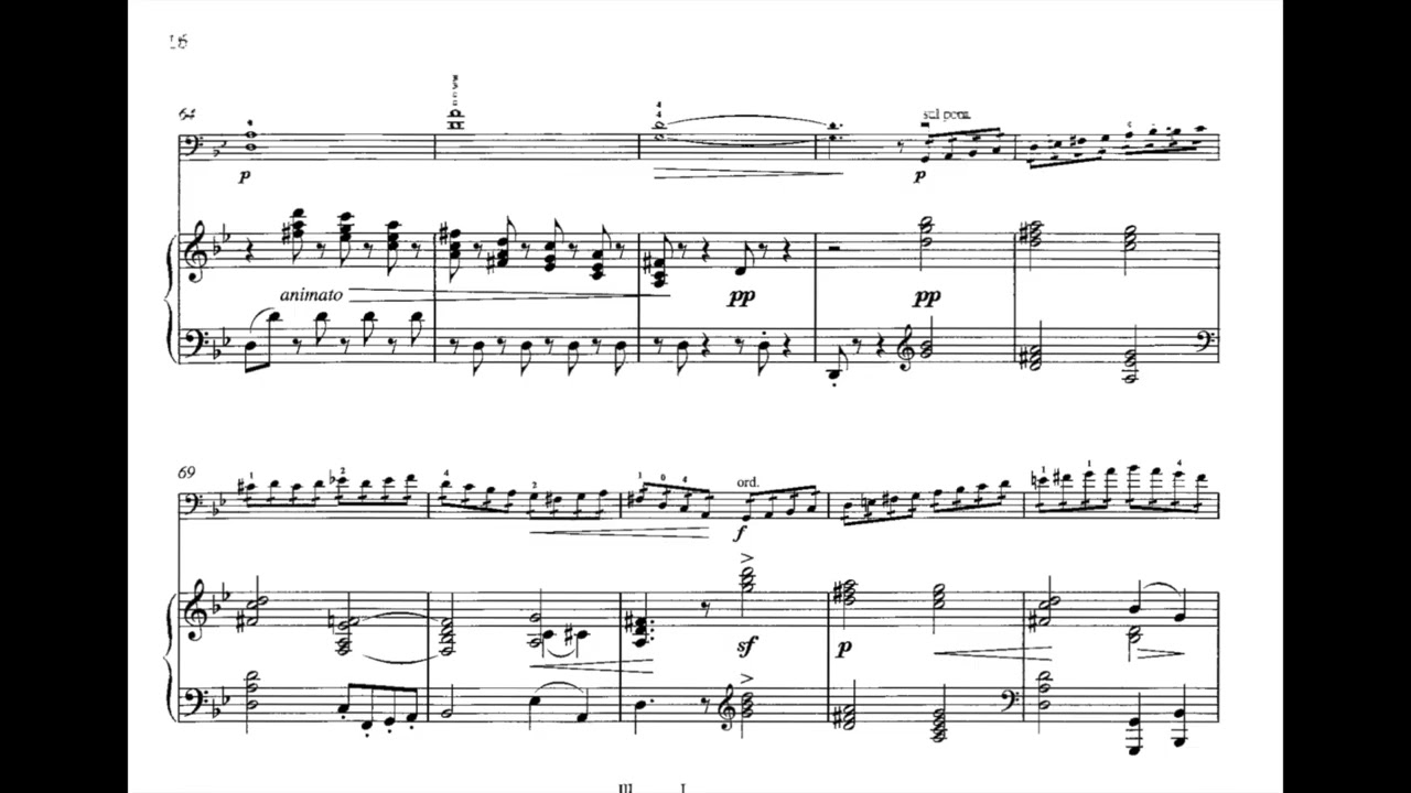 Squire - Bourreé (piano accompaniment)