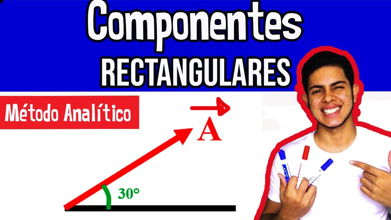 COMPONENTES RECTANGULARES De Un Vector Método Analítico