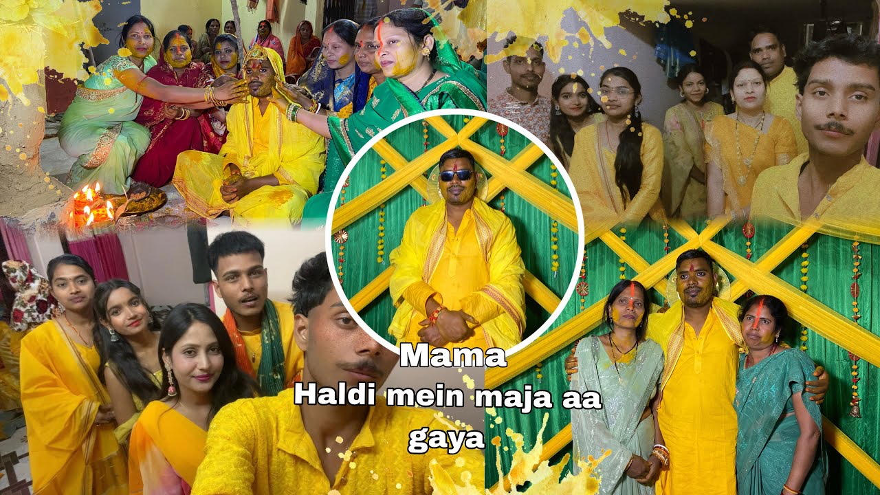 Haldi mein maja aa gaya 😎🤗