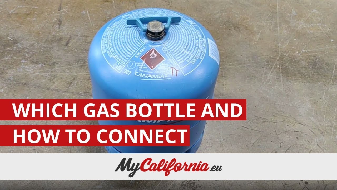 Which gas bottle do you need and how to connect it in the VW California
