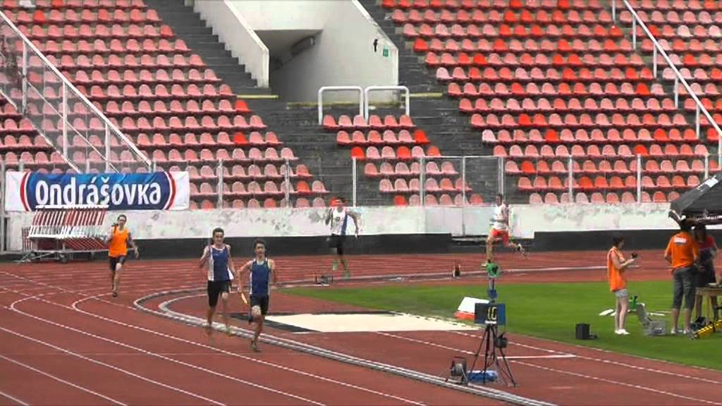 MS-ČR 2012 &scaron;tafeta AK Hodon&iacute;n 4x400m