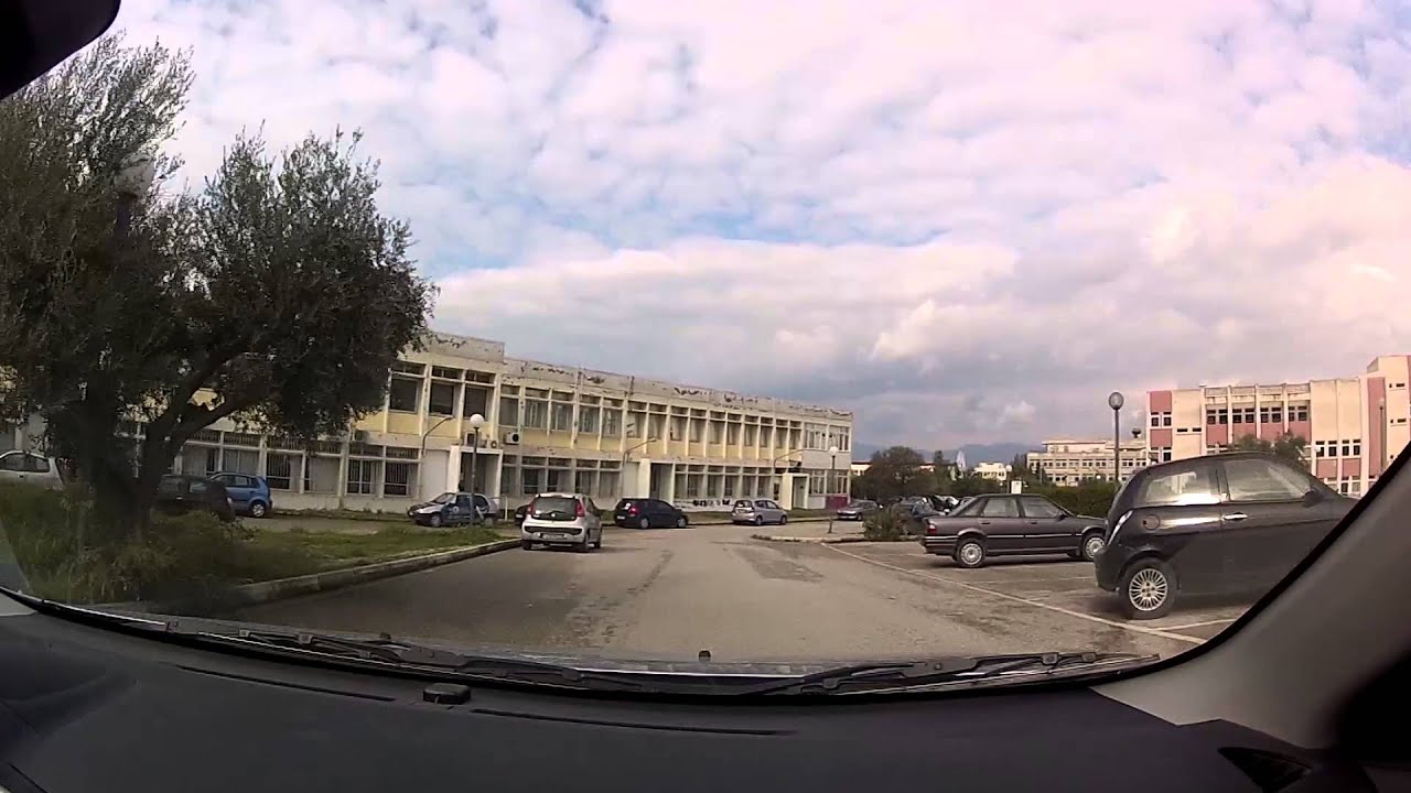 University of Patras, Greece - Campus Tour - onboard camera