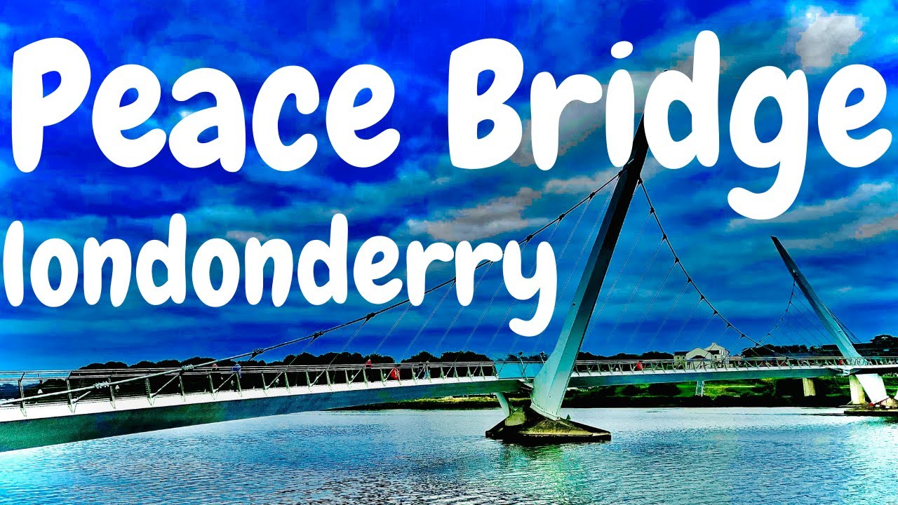 UK Travel Video | Peace Bridge | Londonderry #dayindecades #uktravel