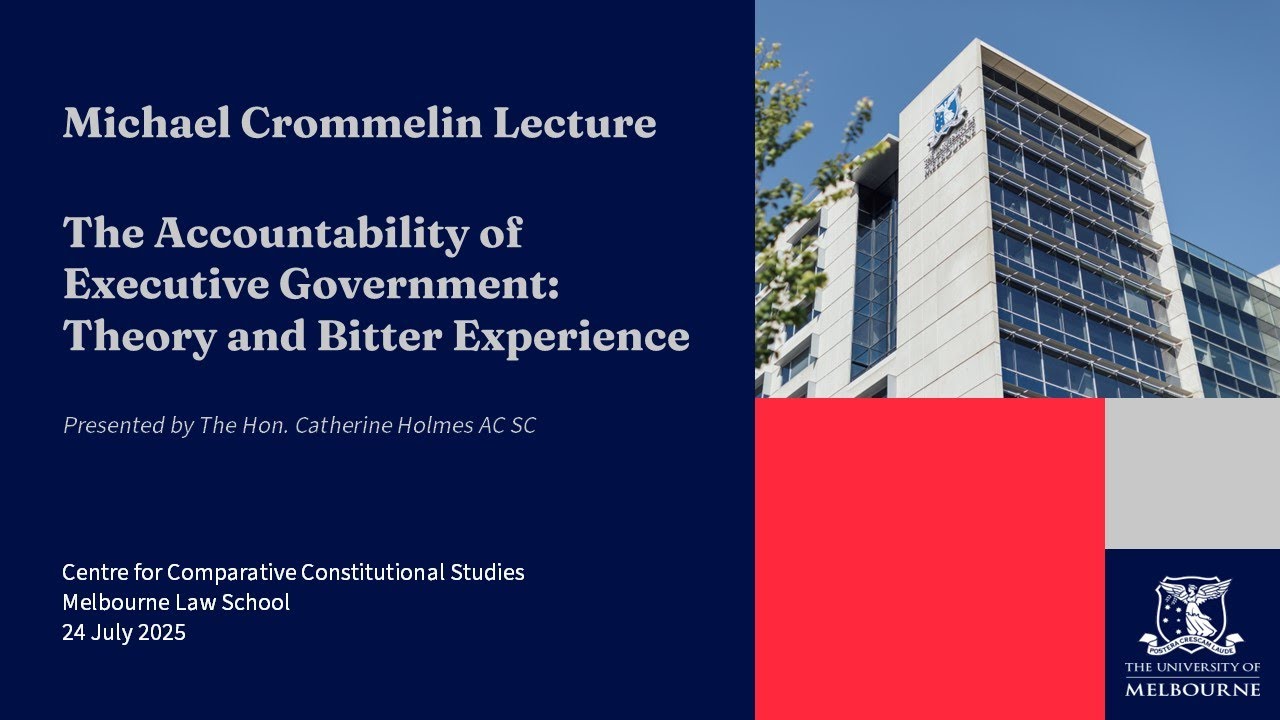 The Accountability of Executive Government: Theory and Bitter Experience