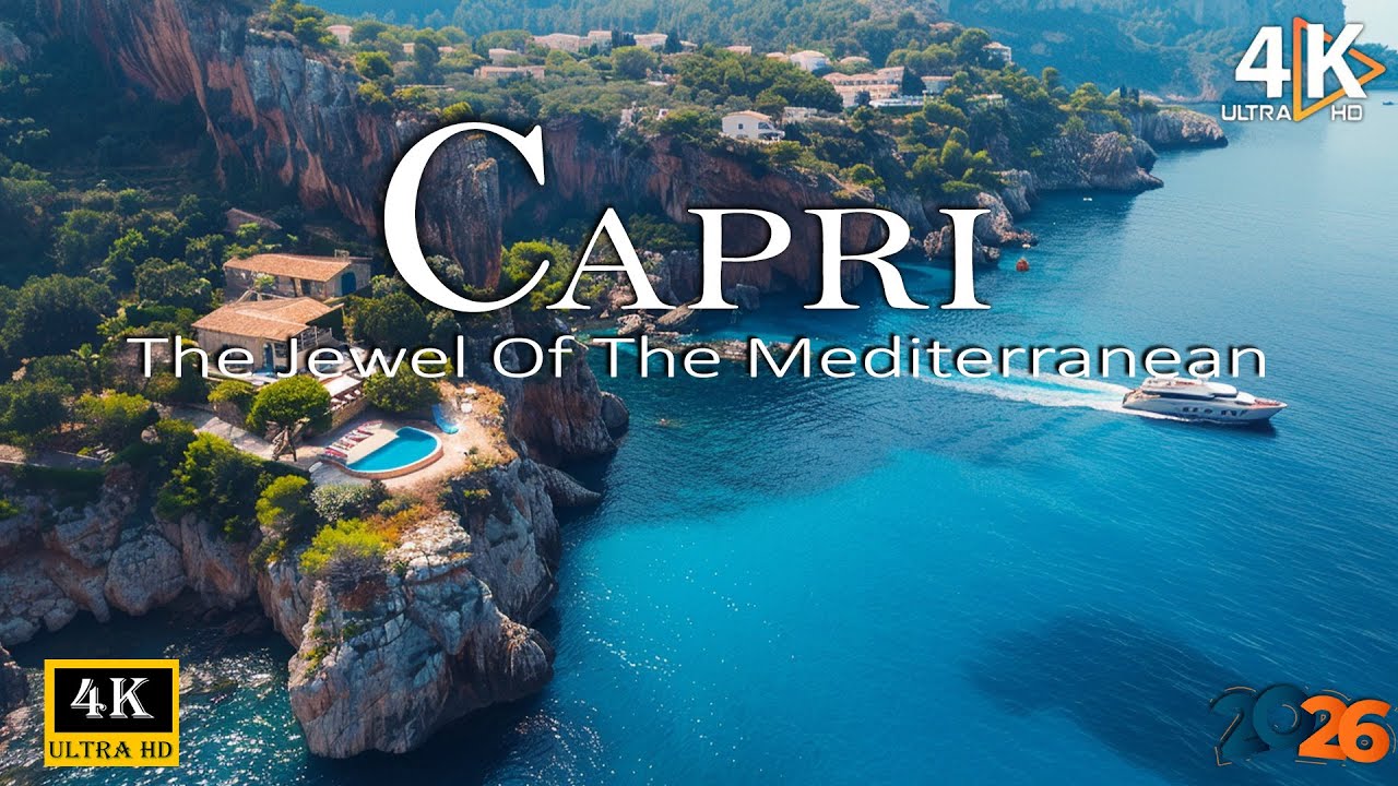 Capri 4K – Discover Italy’s Dream Island and Crystal Blue Waters With Deep House Chill 2026🎵