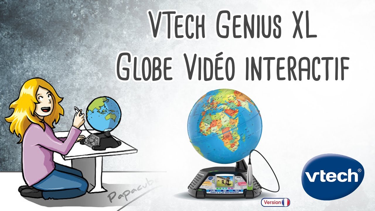 VTech Genius XL - Globe Vidéo interactif