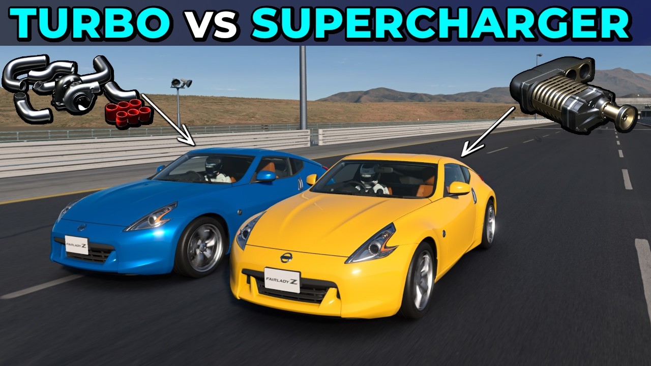 Gran Turismo 7 Drag Race: Turbocharger vs Supercharger Speed Comparison