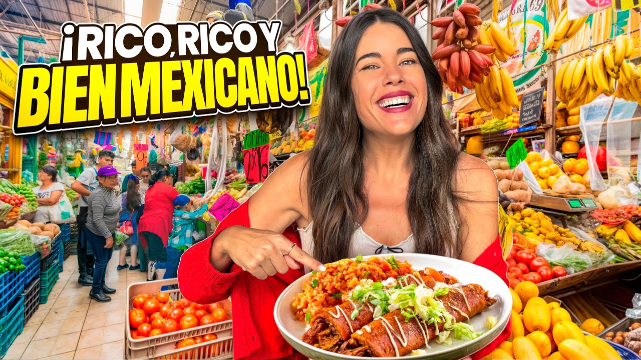 QUERÉTARO 🤤 Probando la MEJOR COMIDA del MERCADO |MEXICO| 4K