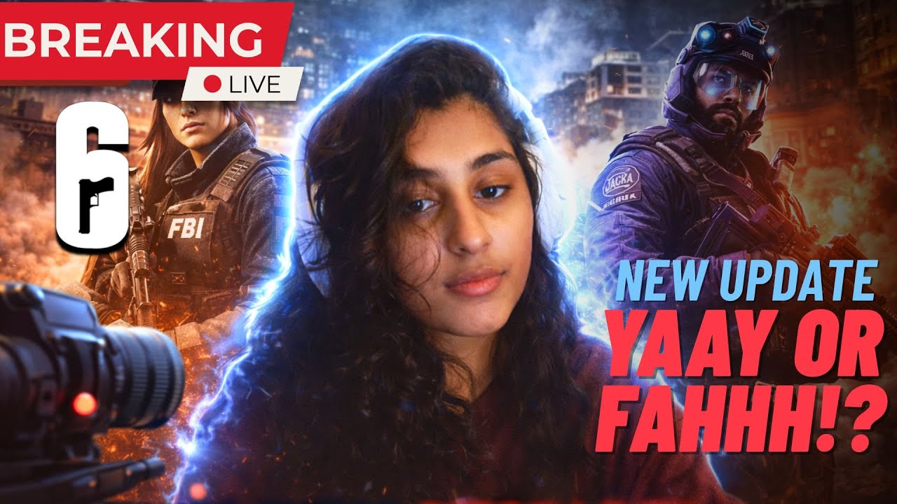 R6 Siege New Update Yaayy or Fahhh?| the_only_sussmrithi| Siege X Live| DIVINE R6 | GAMERGIRL
