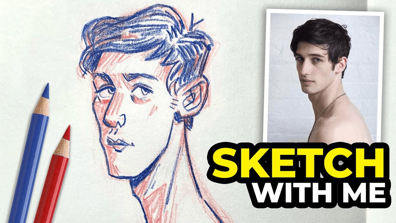 Finding Shape & Form | Stylised Portrait Drawing